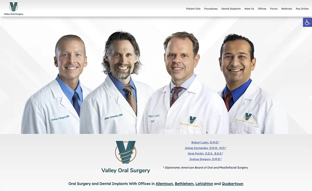 Oral surgeon and medical website design and marketing services in Charleston SC and surrounding areas.